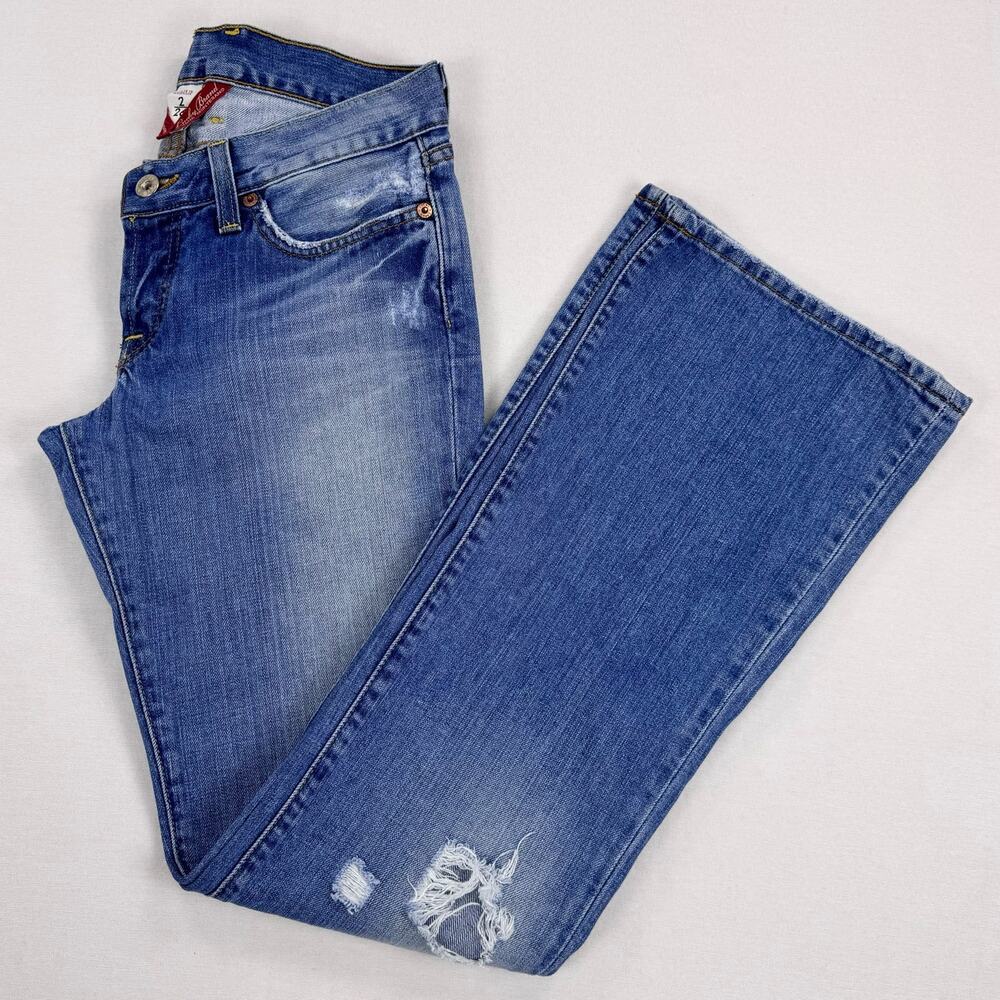 Lucky Brand Jean Womens Vintage Lowrise Flare Leg Denim Y2K
